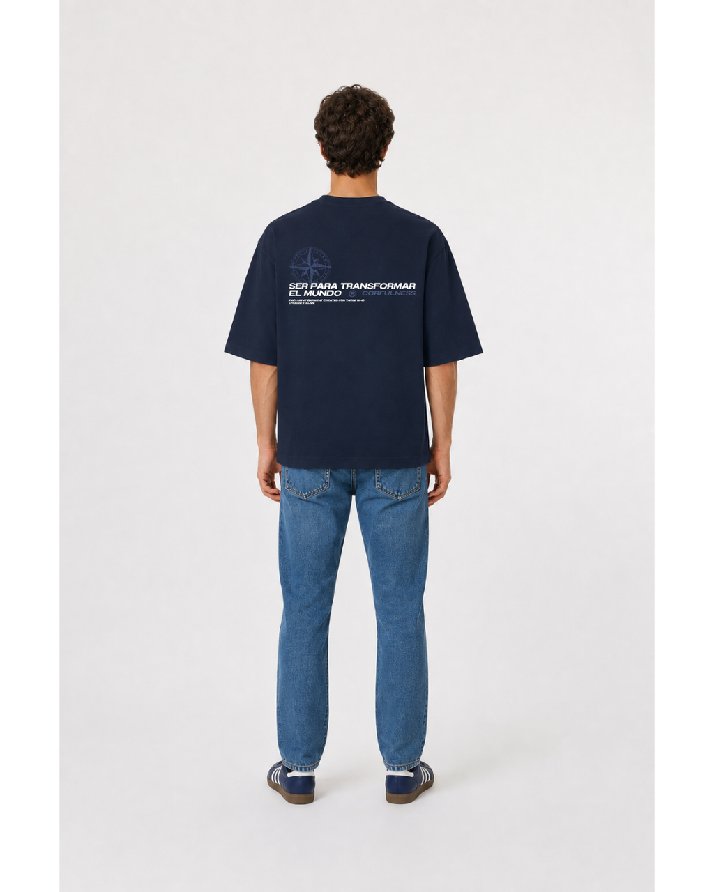 Camiseta Corfulness "Compass" Azul