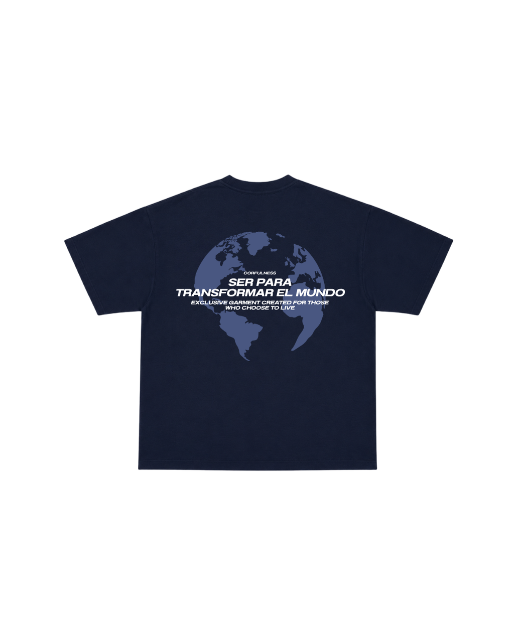 Camiseta Corfulness "World" Azul