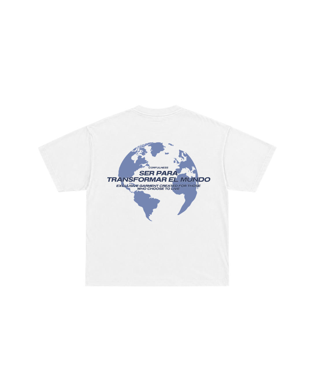 Camiseta Corfulness "World" Blanca