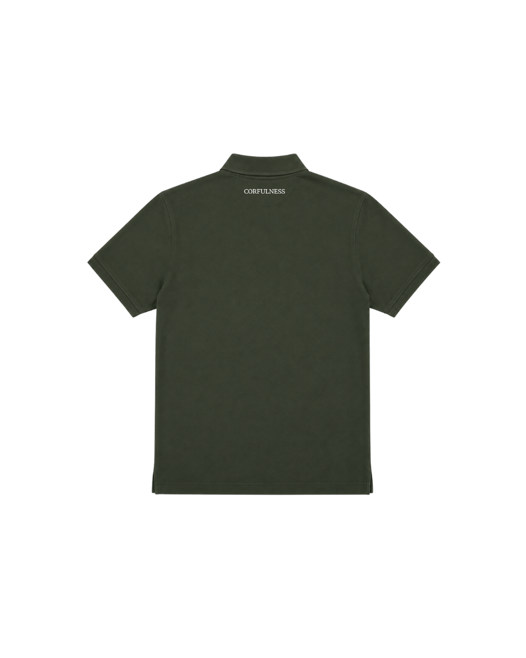 Polo Corfulness Verde Monocromático