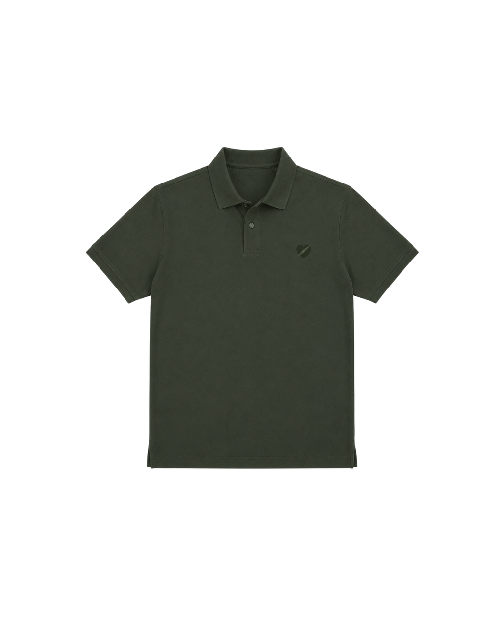 Polo Corfulness Verde Monocromático