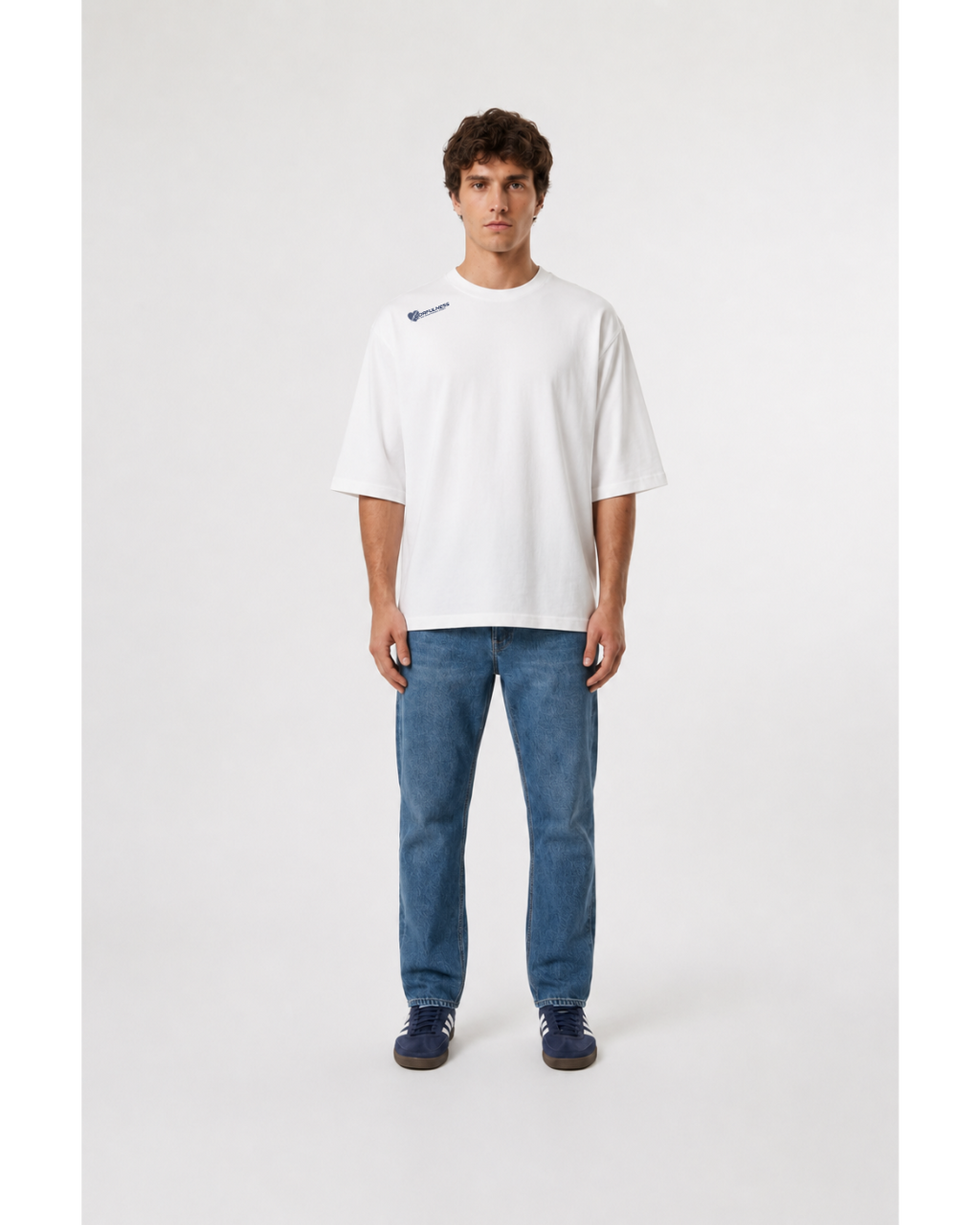 Camiseta Corfulness "Compass" Blanca